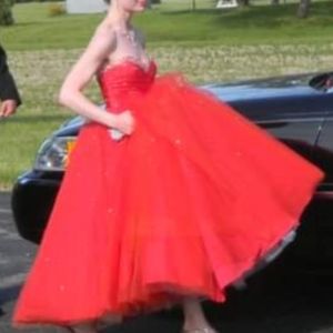 Red Ball Gown